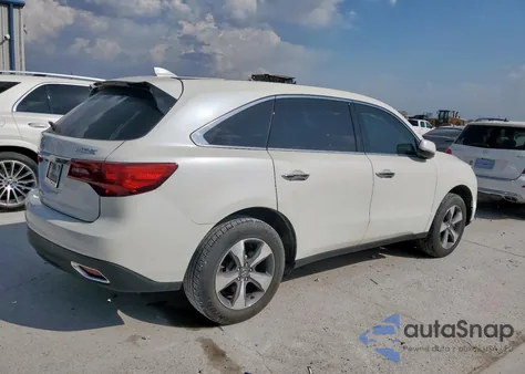 2014 Acura Mdx из США, поврежденный, VIN 5FRYD3H21EB018934